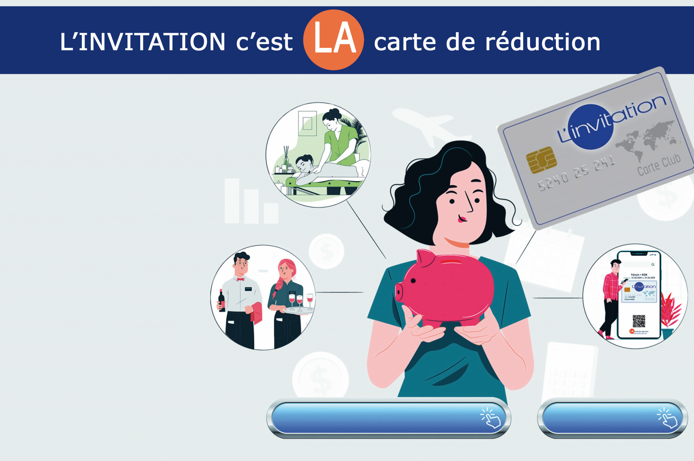 La tarjeta de descuento L'invitation